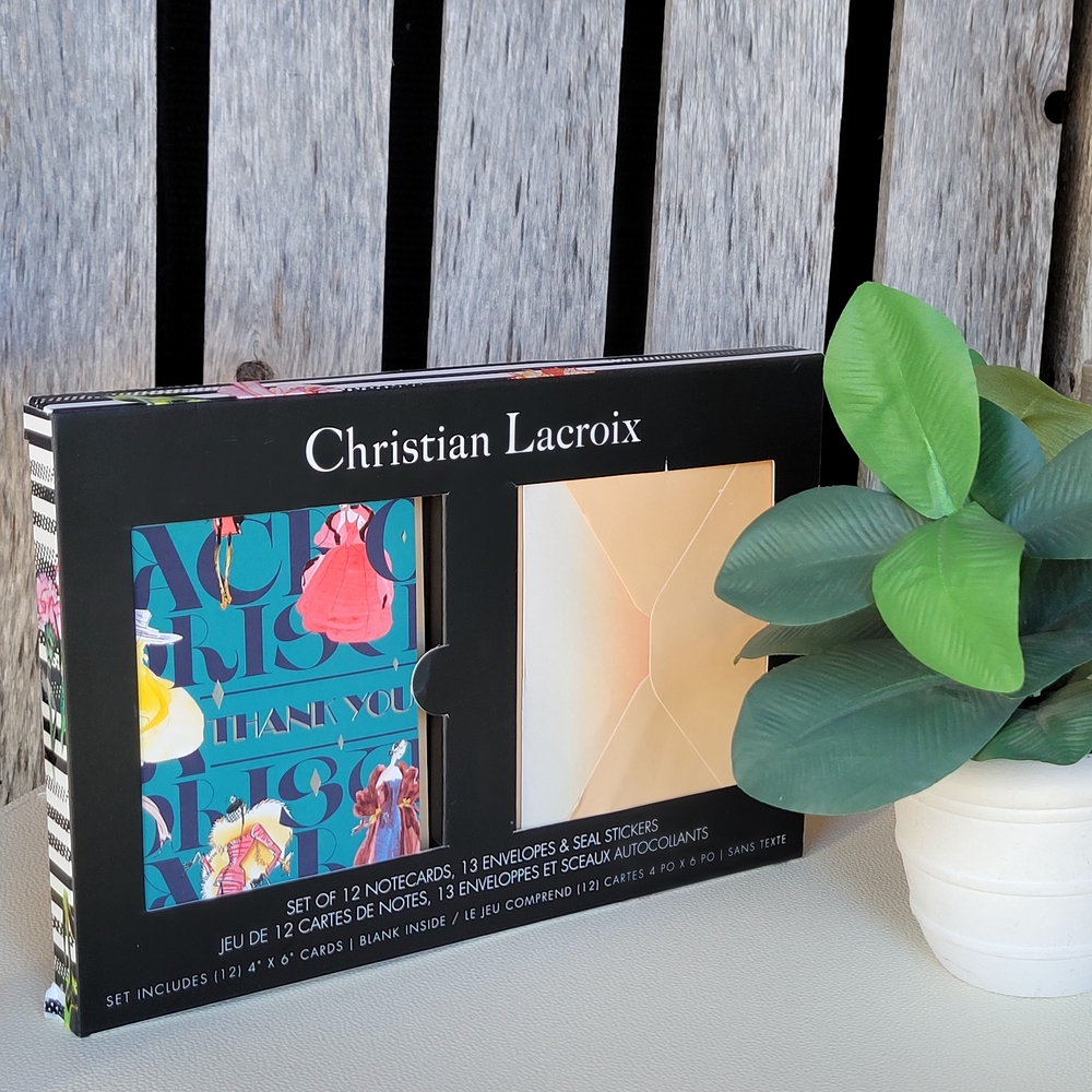Christian Lacroix Vibrant Notecard Set with Envelopes